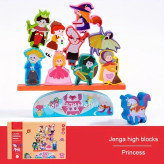 بازی تعادلی چوبی کودکانه شامل قطعات رنگی برای تقویت تمرکز و مهارتهای حرکتی