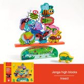 اسباببازی تعادلی چوبی با طراحی شاد و قطعات نیمدایرهای مناسب آموزش تعادل و هماهنگی دست و چشم