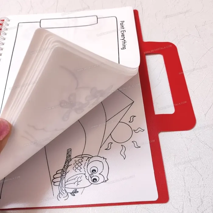 دفتر نقاشی جادویی UNIKiDS با قلم مخصوص و صفحات قابل پاک شدن