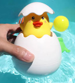 پاشش آب با فشردن بدنه تخممرغی