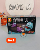 فیگور لگو امانگاس با طراحی مینیاتوری و رنگ قرمز