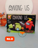 مجموعه فیگورهای لگویی Among Us با کلاه و اکسسوری