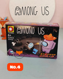 فیگور لگو امانگاس با طراحی مینیاتوری و رنگ قرمز