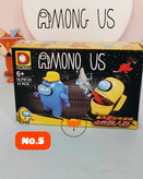 فیگور لگو امانگاس با طراحی مینیاتوری و رنگ قرمز