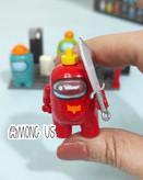 فیگور لگو امانگاس با طراحی مینیاتوری و رنگ قرمز