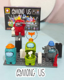 فیگور لگو امانگاس با طراحی مینیاتوری و رنگ قرمز