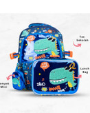 کوله پشتی و لانچ بگ برند وست مدل دایناسور