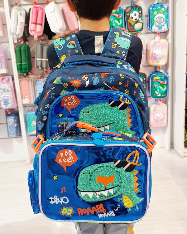 کوله پشتی و لانچ بگ برند وست مدل دایناسور