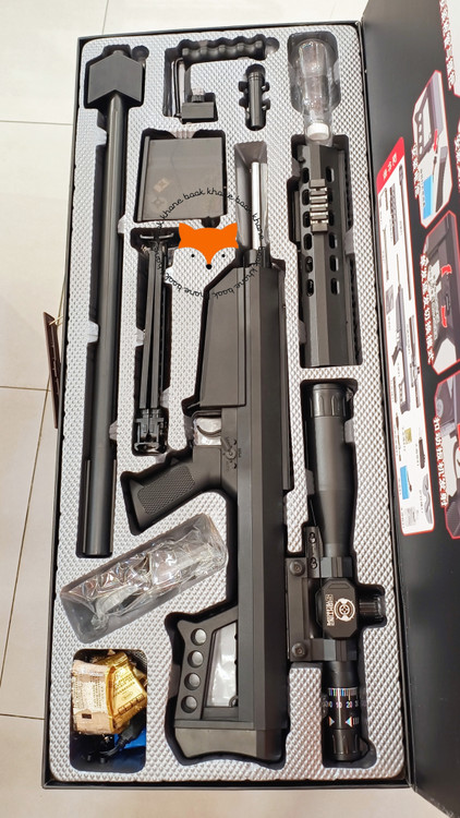 تفنگ شارژی حرفه ای تیر ژله ای مدل HD712E