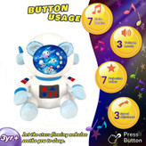 چراغ خواب فضانورد با افکتهای کهکشانی روی سقف