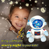 چراغ خواب فضانورد با افکتهای کهکشانی روی سقف