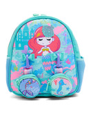 کولهپشتی کودک با طرح پری دریایی و رنگهای فانتزی