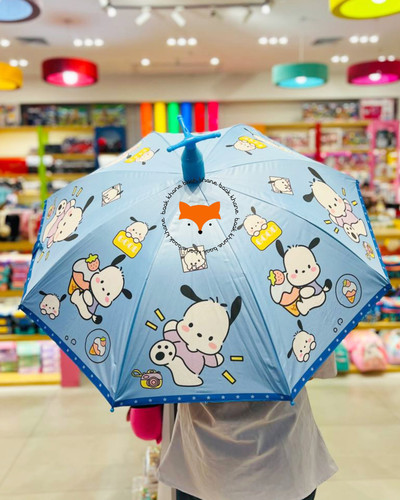 چتر تلسکوپی پوکاچو با طراحی فانتزی و رنگ زرد شاد