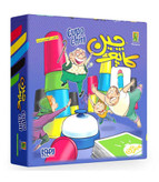 بازی فکری کاپوچین هوپا با لیوانهای رنگی و کارتهای چالش