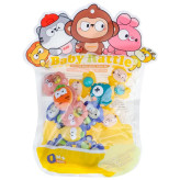 Colorful baby spinner toys with animal faces and suction base