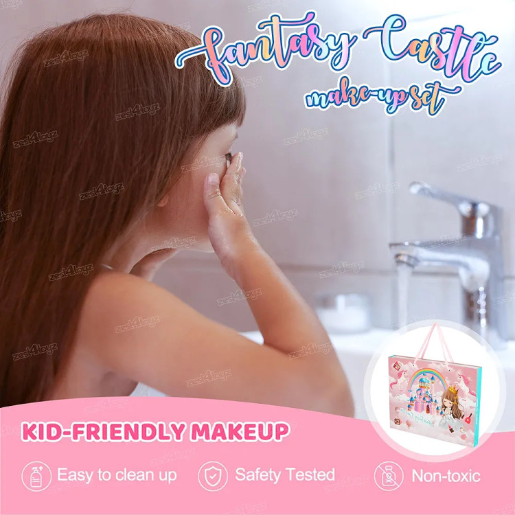 پلت سایه، رژ لب، لاک و براش کودکانه در بستهبندی فانتزی