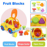 ماشین آموزشی فولکس هولا با طراحی کودکانه و موزیکال