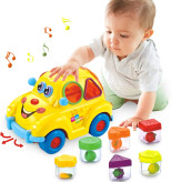 ماشین آموزشی فولکس هولا با طراحی کودکانه و موزیکال