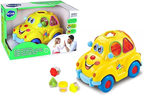 ماشین آموزشی فولکس هولا با طراحی کودکانه و موزیکال