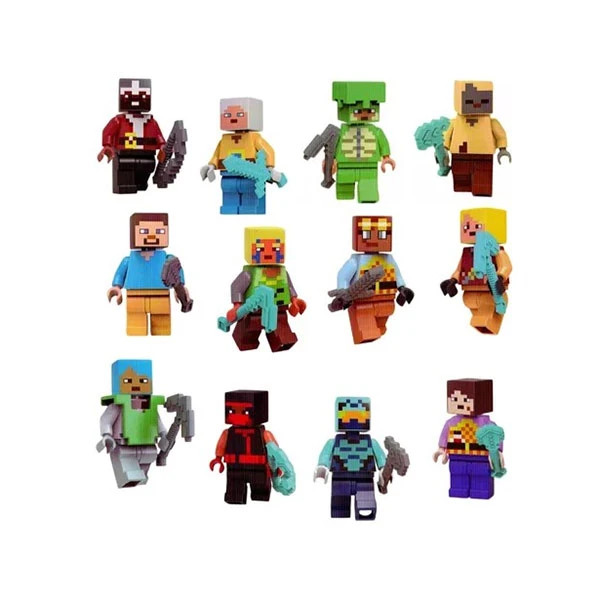 فیگورهای بلوکی با سلاحهای قابلنصب و مفاصل متحرک