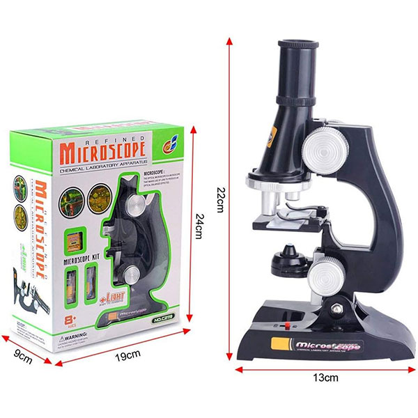 میکروسکوپ آموزشی با بزرگنمایی ۴۵۰ برابر و نور LED