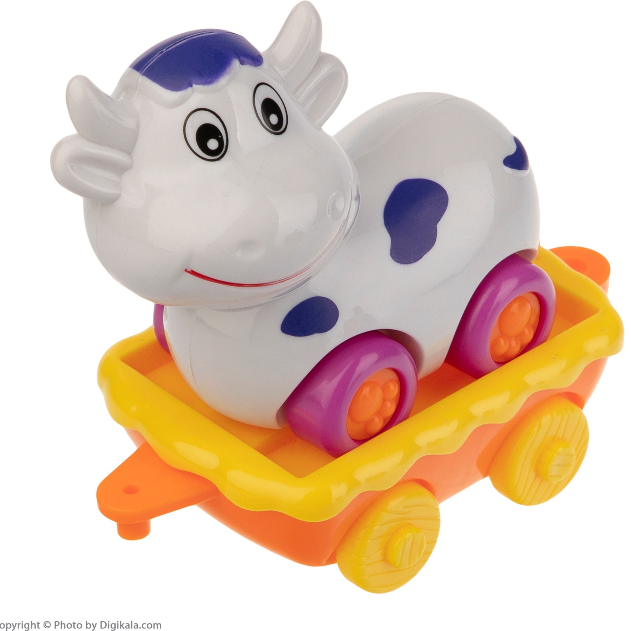 قطار موزیکال نشکن پنج واگن برند Le Dong e Zu با حیوانات کارتونی