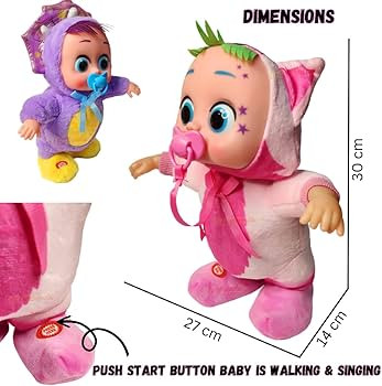 عروسک موزیکال با قابلیت راه رفتن و آواز خواندن