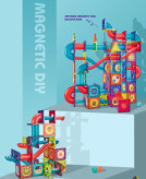 مگنت تایل شیشهای مغناطیسی ۱۹۹ تکه با قطعات رنگی و شفاف