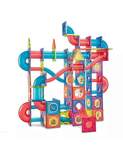 مگنت تایل شیشهای مغناطیسی ۱۹۹ تکه با قطعات رنگی و شفاف