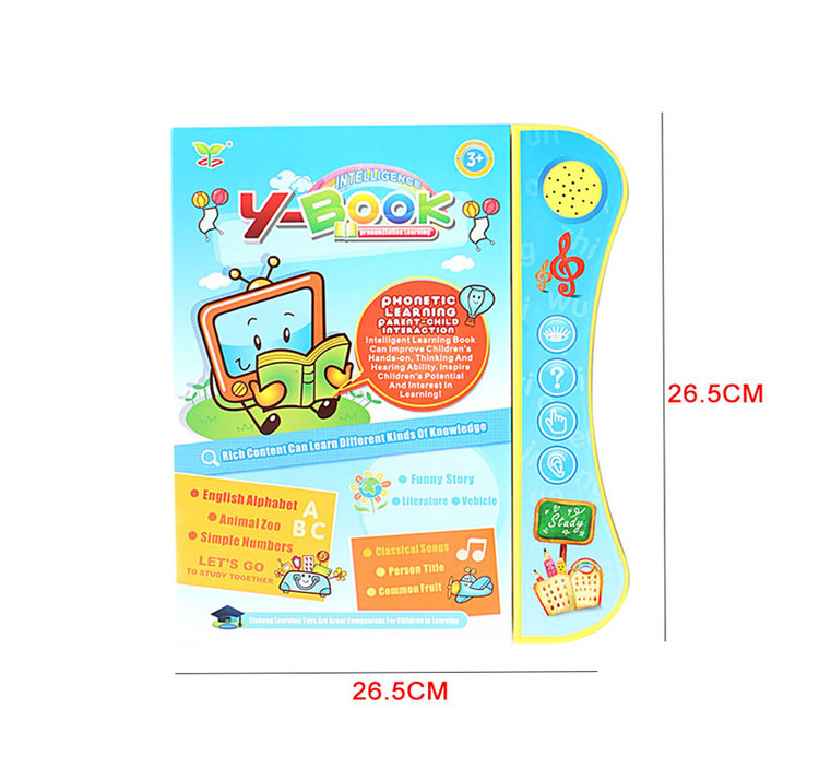 کتاب آموزش انگلیسی موزیکال Y Book با دکمههای صوتی و ترانههای کودکانه
