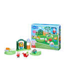 ست بازی پپاپیگ مدل باغوحش با فیگورهای Peppa Pig و George