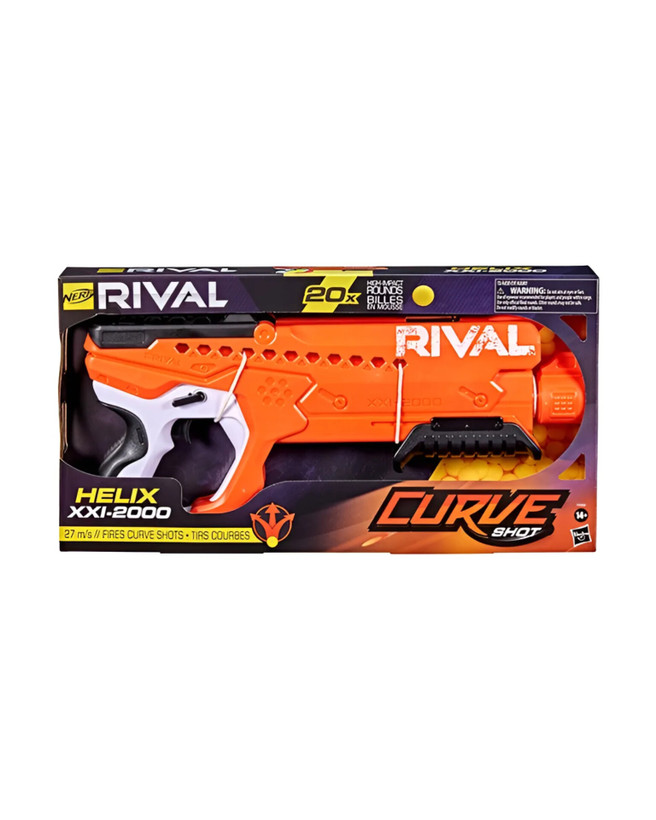 تفنگ نرف NERF RIVAL XXL2000 مدل Curve Shot با رنگ نارنجی