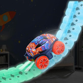 ساخت مسیر مسابقه با حلقه، شیب و چرخش آزاد