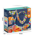 ریسینگ ۱۸۸ تکه با ریلهای رنگی و قابلانعطاف