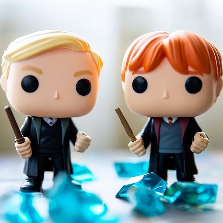 بازی Funkoverse نسخه Harry Potter با فیگورهای Ron و Draco