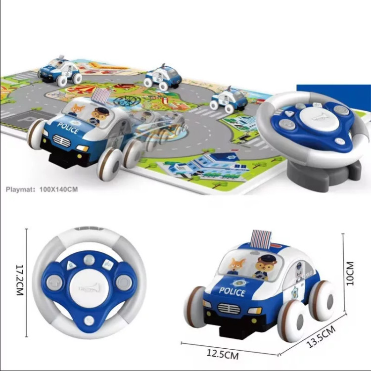 ماشین کنترلی پارچهای نرم با کنترل کودکانه و زیرانداز شهری رنگی