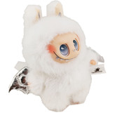 عروسک لبوبو آنجل با لباس خرگوشی قهوه ای و چهره لبخنددار