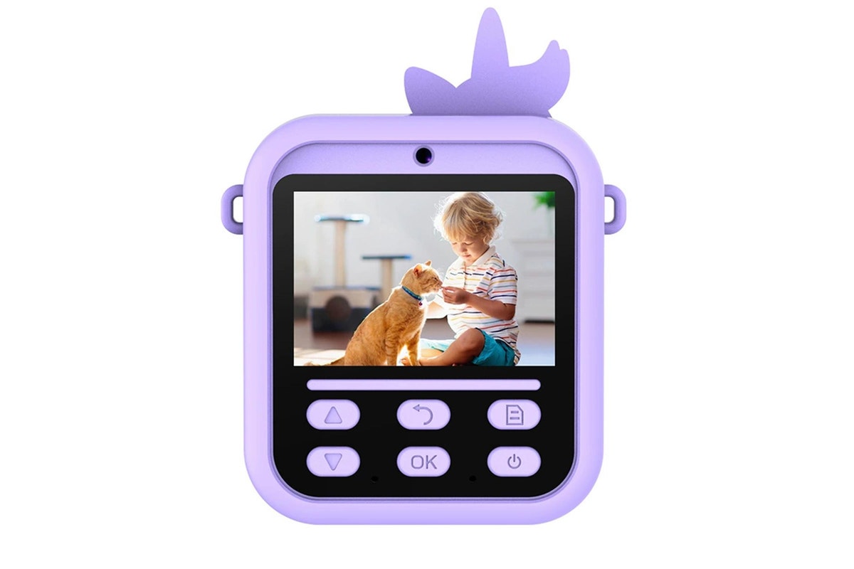 دوربین دیجیتال چاپگر دار کودکانه با طراحی یونیکورن