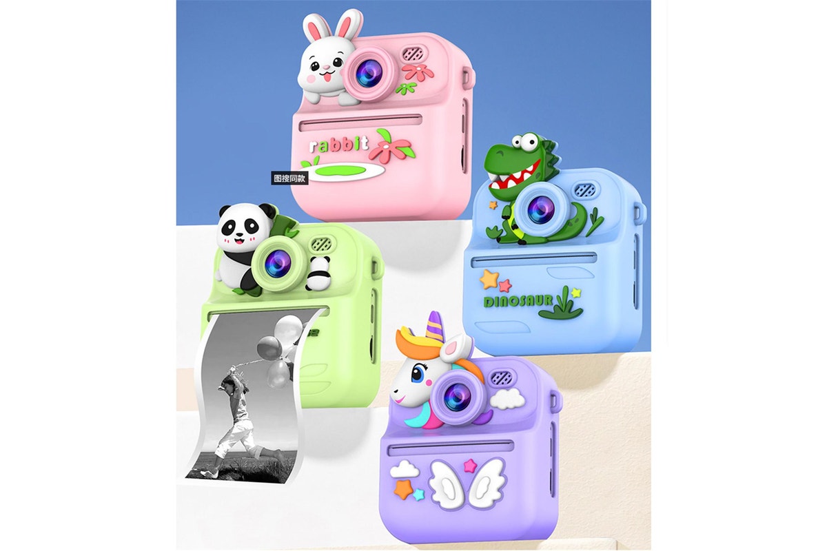 دوربین دیجیتال چاپگر دار کودکانه با طراحی یونیکورن