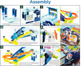 دارای فرمان هدایتگر، رمپ، تونل و تابلوهای تعاملی