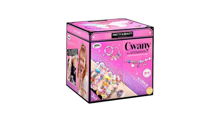 شامل مهرههای رنگی، آویزها و قطعات اتصال برای دستبند و گردنبند