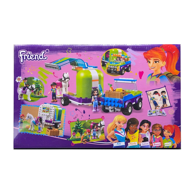 لگو فرندز مدل Mia Horse Trailer با ماشین، تریلر و اسب