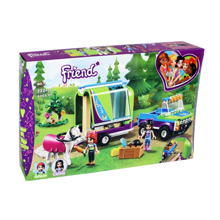 لگو فرندز مدل Mia Horse Trailer با ماشین، تریلر و اسب