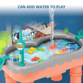 میز ماهیگیری موزیکال کودکانه با حوضچه آبی و ماهیهای رنگی