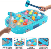 بازی چکش دو نفره نبرد کهکشانها برند فایو استار با نور و موسیقی؛ مناسب رقابت سرعتی و تقویت مهارتهای حرکتی کودکان.