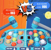 بازی چکش دو نفره نبرد کهکشانها برند فایو استار با نور و موسیقی؛ مناسب رقابت سرعتی و تقویت مهارتهای حرکتی کودکان.