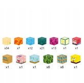 لگو مگنتی دریایی ۱۰۵ تکه با مکعبهای رنگارنگ و تم باب اسفنجی؛ مناسب ساخت خانههای زیرآبی و سازههای خلاقانه برای کودکان ۳ سال به بالا.