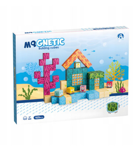 لگو مگنتی مدل دریایی تم باب اسفنجی ۱۰۵ تکه