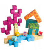 لگو مگنتی دریایی ۱۰۵ تکه با مکعبهای رنگارنگ و تم باب اسفنجی؛ مناسب ساخت خانههای زیرآبی و سازههای خلاقانه برای کودکان ۳ سال به بالا.