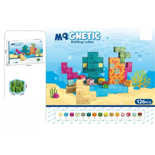 لگو مگنتی مدل دریایی تم باب اسفنجی 126 قطعه